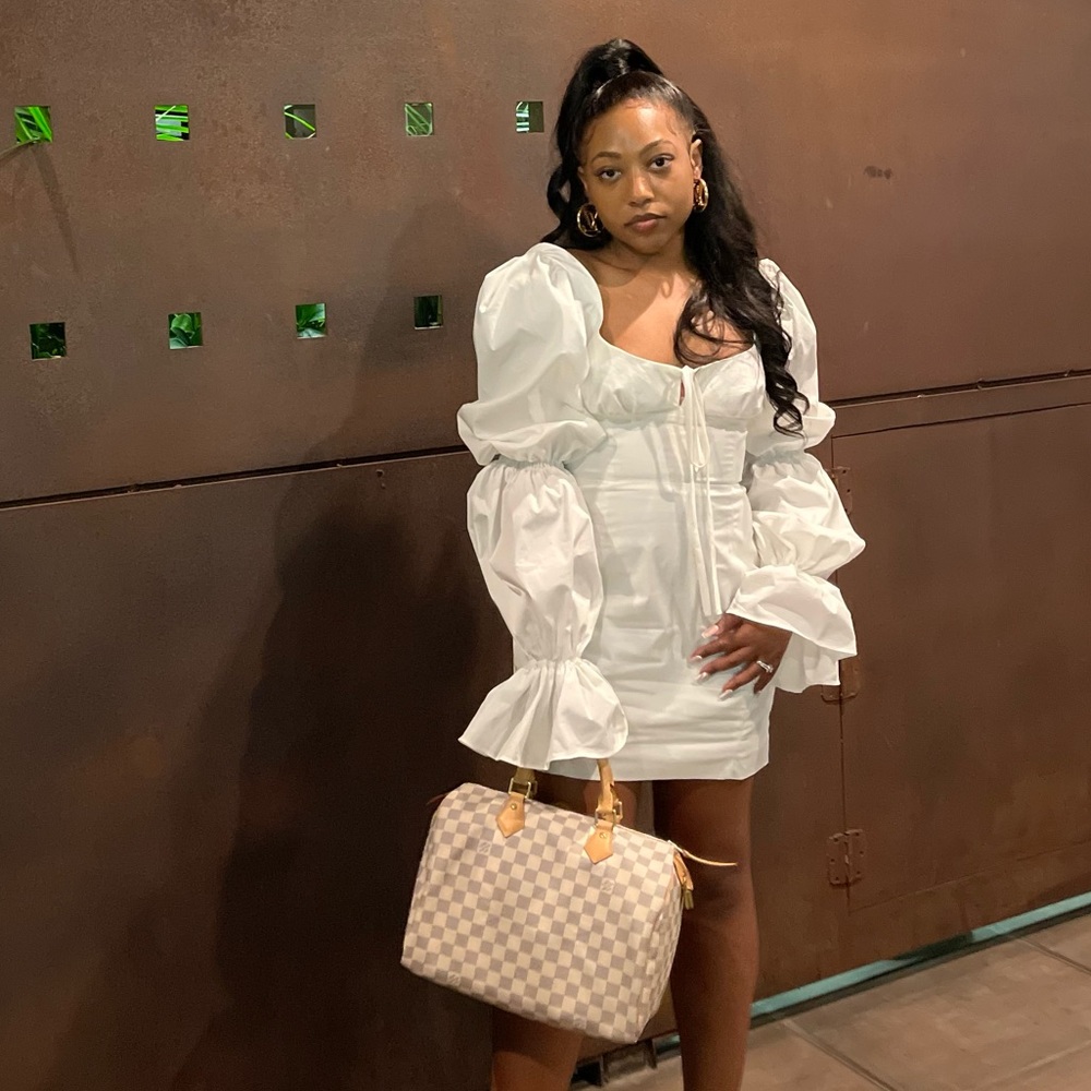 Elsie House of CB White Corset Dress